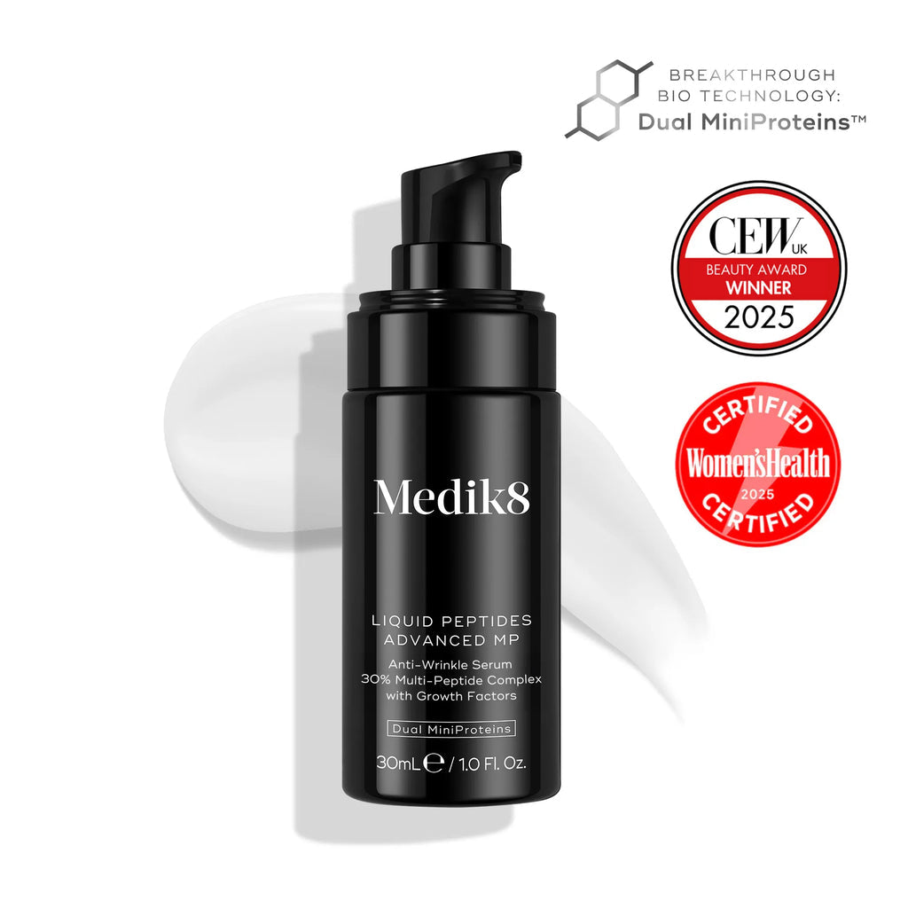 Medik8 Liquid Peptides Advanced sérum péptidos firmeza 30ml envase
