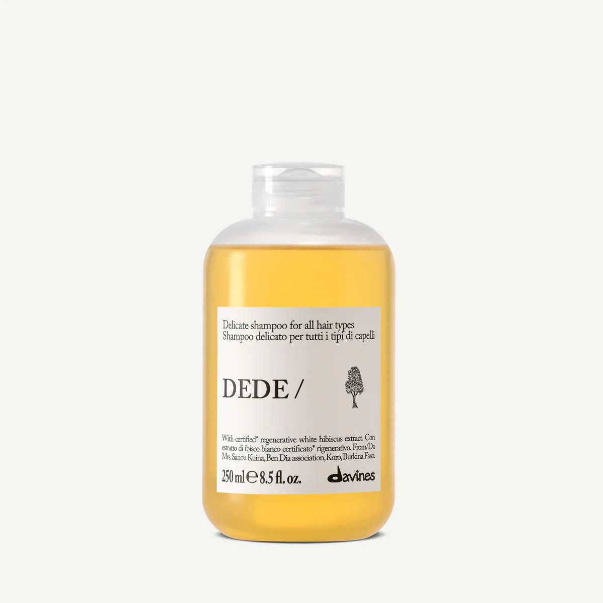Davines DEDE Champú 250ml – Limpieza Suave para Todo Tipo de Cabello