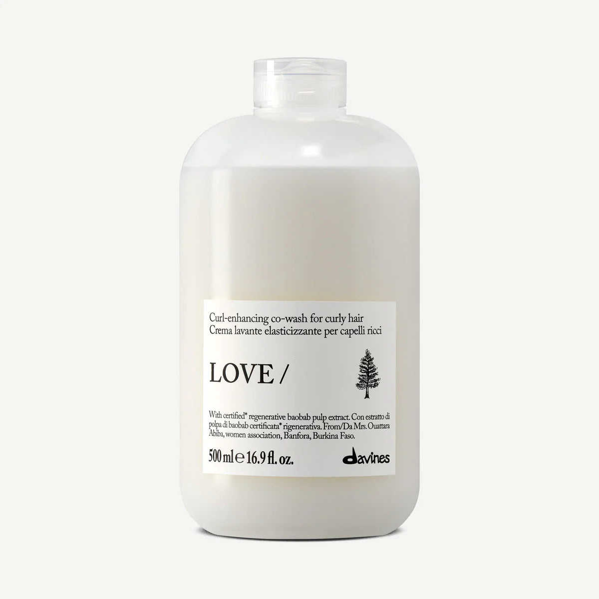 Davines LOVE Curl Co-wash 500ml – Limpieza Suave para Rizos y Ondas