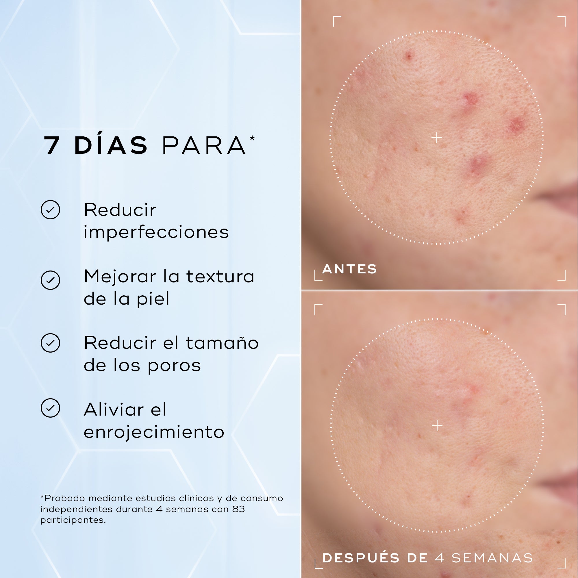 Mejora textura de la piel. Medik8