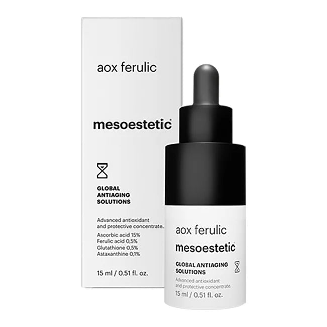 Mesoestetic AOX Ferulic 15ml | Sérum Antioxidante con Vitamina C y Ácido Ferúlico