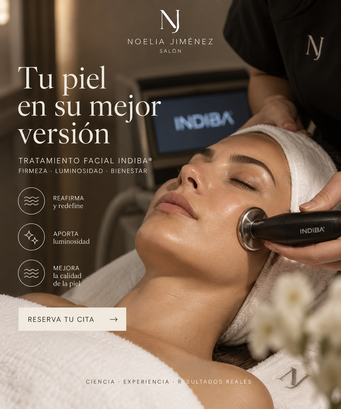 Indiba Facial 45 minutos/sesión Madrid