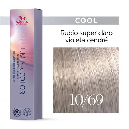 Wella Professionals ILLUMINA COLOR 10/69 RUBIO SÚPER CLARO VIOLETA CENDRÉ 60ml