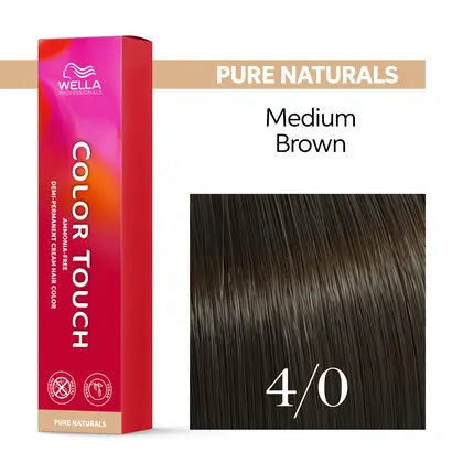 Wella Professionals COLOR TOUCH PURE NATURAL 4/0 60ml