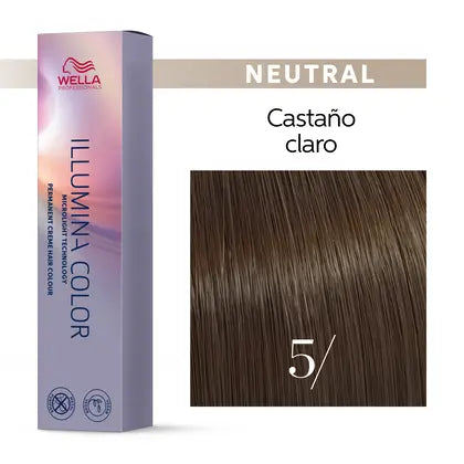 Wella Professionals ILLUMINA COLOR 5/ CASTAÑO CLARO 60ml