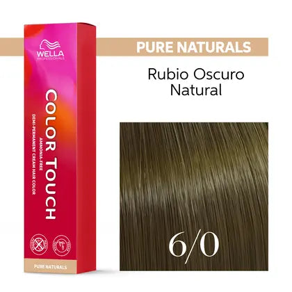 Wella Professionals COLOR TOUCH PURE NATURAL 6/0 60ml