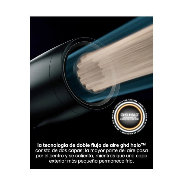 Secador Iónico profesional GHD Speed Blanco Plata