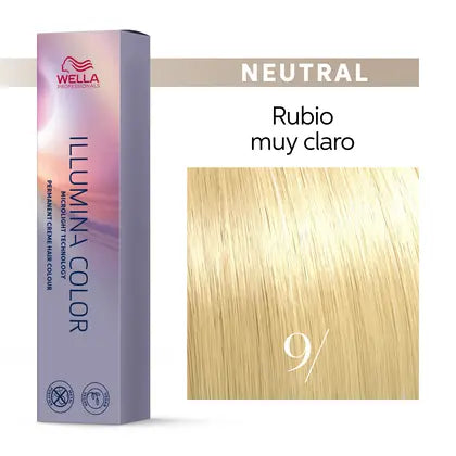 Wella Professionals ILLUMINA COLOR 9/ RUBIO MUY CLARO 60ml