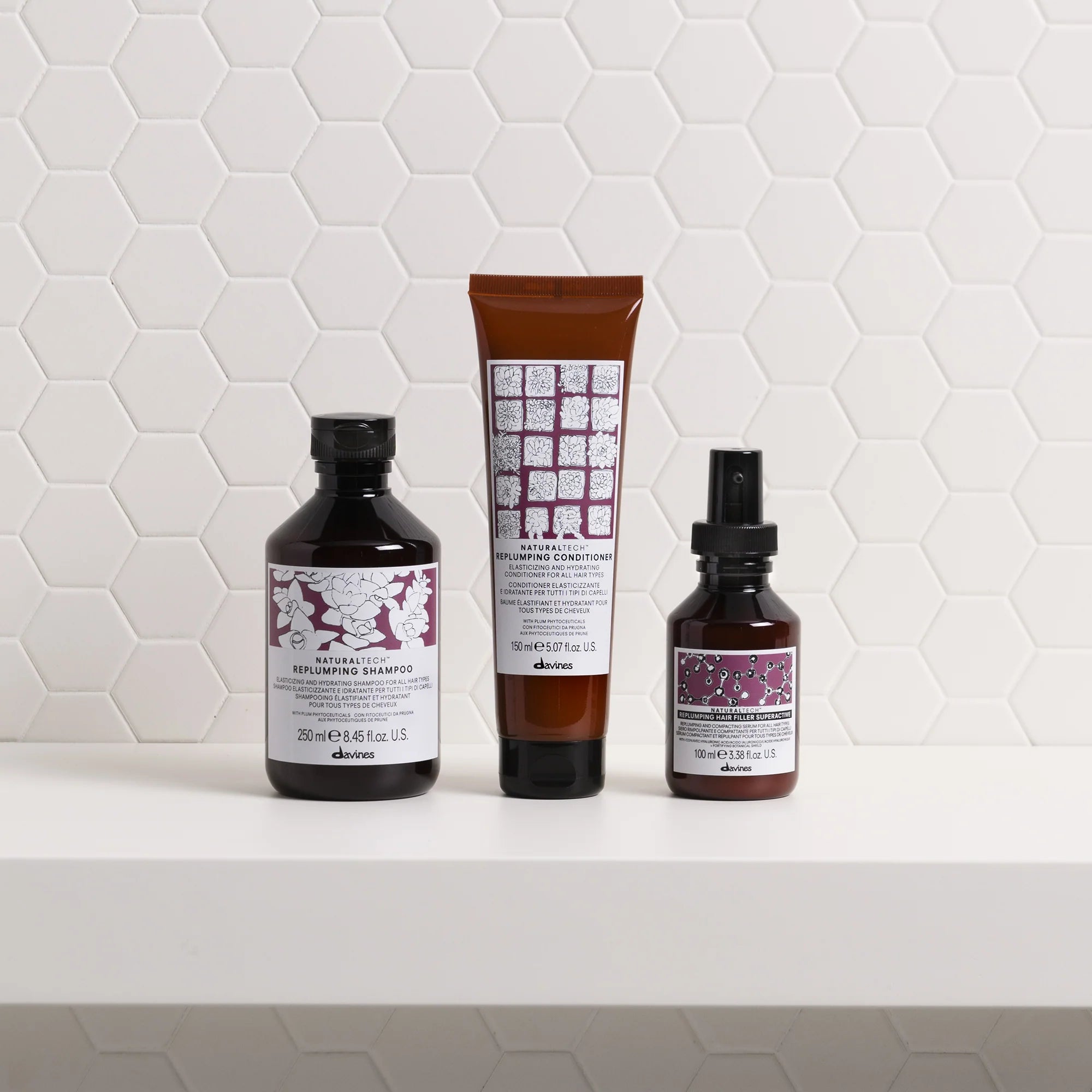 Davines Naturaltech Replumping Shampoo 100ml