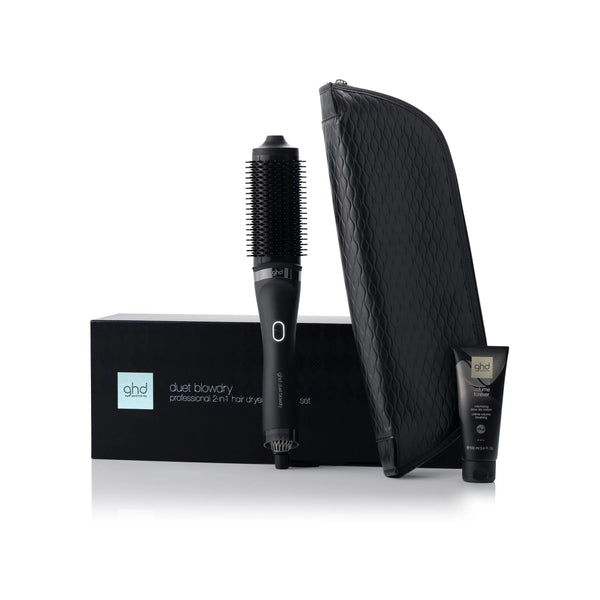Alisador de cabelo de ar quente 2 em 1 GHD DUET WHITE *Sleek Talker como presente