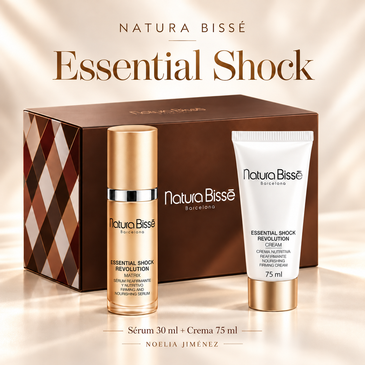 Set 2027 Natura Bissé Essential Shock (R)Evolution: Sérum Collagen Matrix 30ml + Crema 75ml de regalo