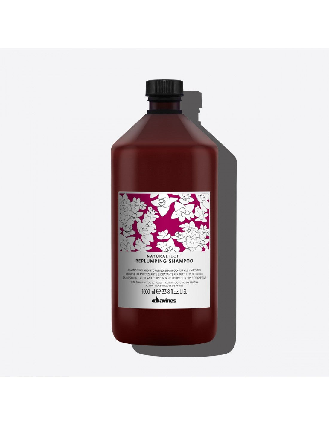 Davines Naturaltech Replumping champú redensificante 1L formato profesional