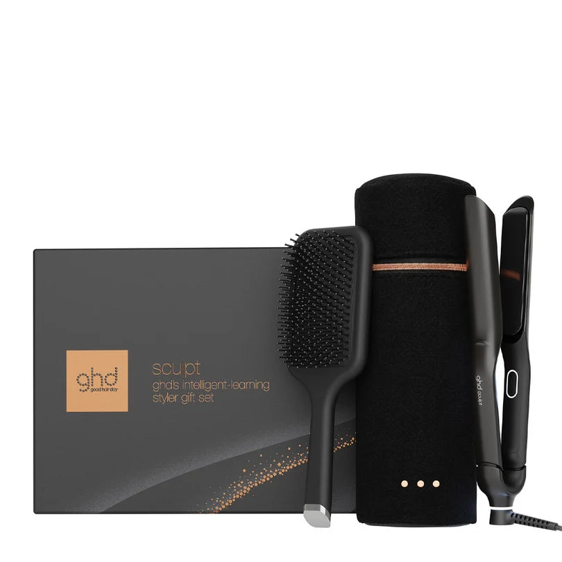 Plancha de pelo ghd sculpt gift set negro
