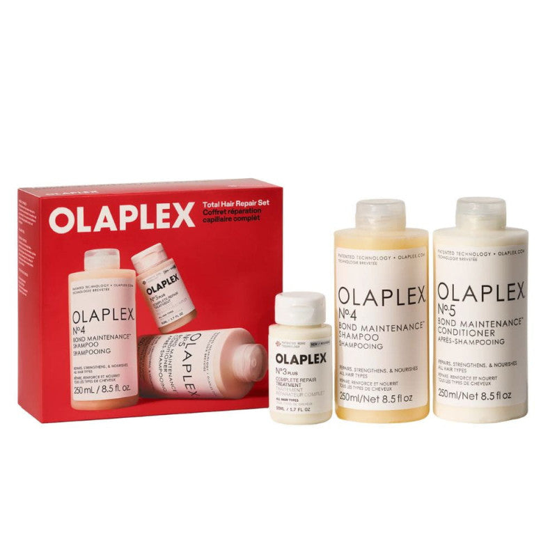 OLAPLEX Total Hair Repair Set: N°.3PLUS 50 ml + N°.4 250 ml + N°.5 250 ml