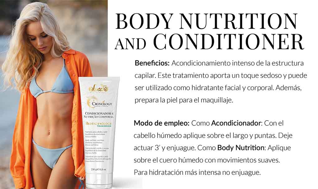 Sweet - Cronology Champú Cabello & Desmaquillante Facial  y Acondicionador.